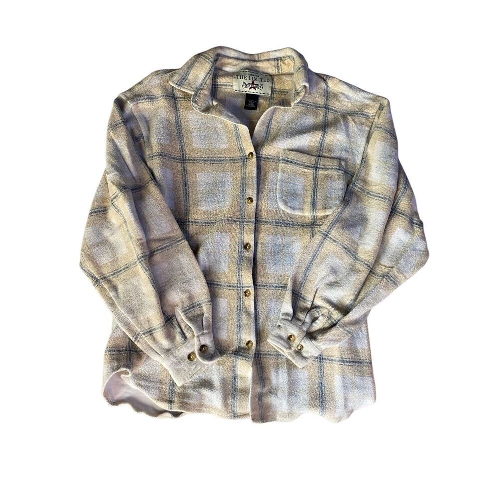 THE LIMITED Flannel Shacket Vintage Jacket Top 16 / 18 Large 90s